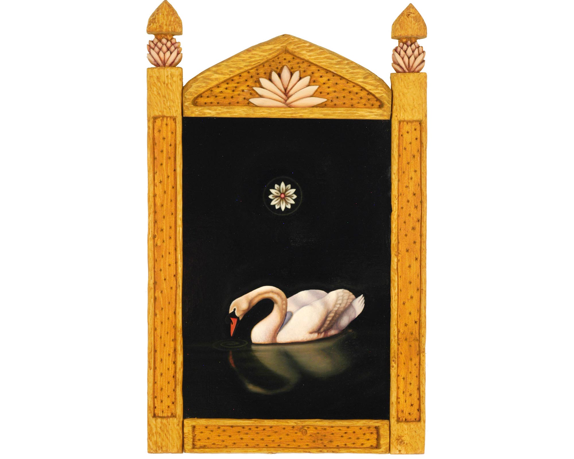 Swan with Lotus © Christine Dawson